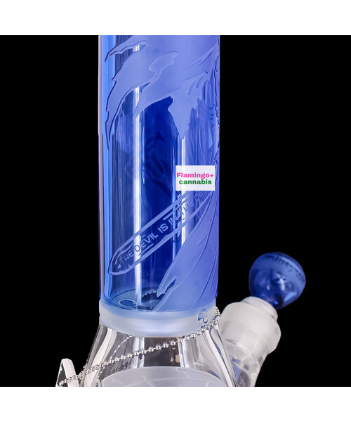 Milky Way Glass 16" Retribution Beaker Bong Blue