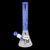 Milky Way Glass 16" Retribution Beaker Bong Blue