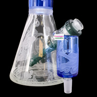 Milky Way Glass 16" Catlantis Beaker Bong Blue