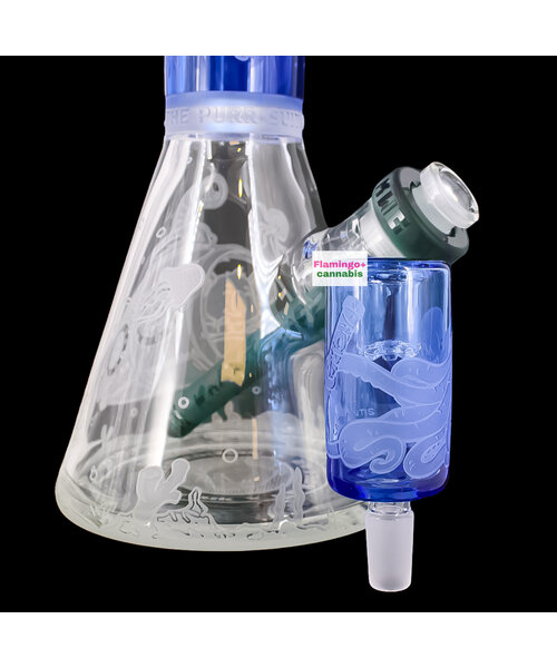 Milky Way Glass 16" Catlantis Beaker Bong Blue