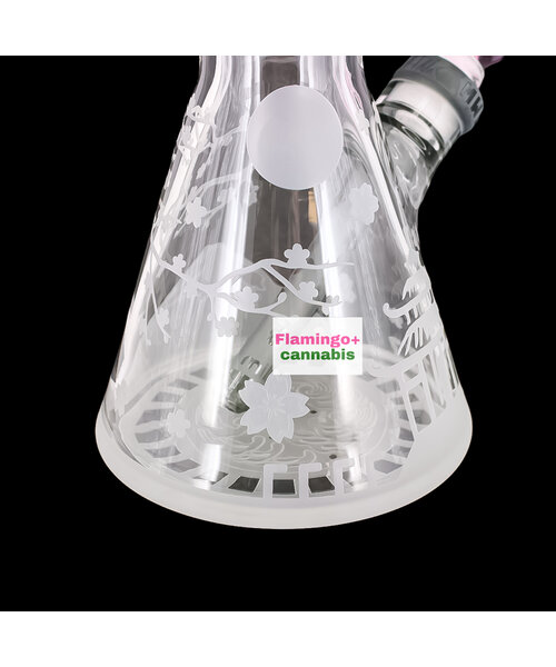 Milky Way Glass 16" Femme Samurai Beaker Bong Pink