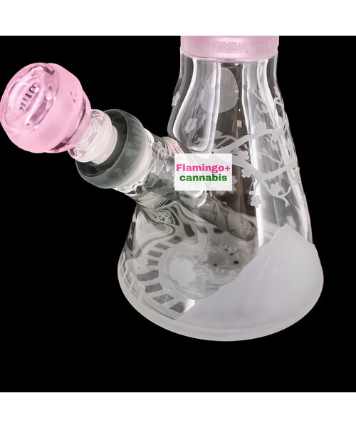 Milky Way Glass 16" Femme Samurai Beaker Bong Pink