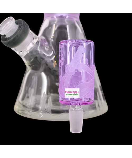 Milky Way Glass 16" Catlantis Beaker Bong Purple