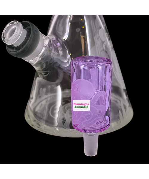 Milky Way Glass 16" Catlantis Beaker Bong Purple