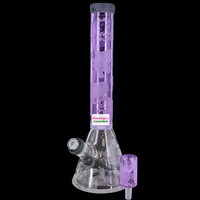 Milky Way Glass 16" Catlantis Beaker Bong Purple