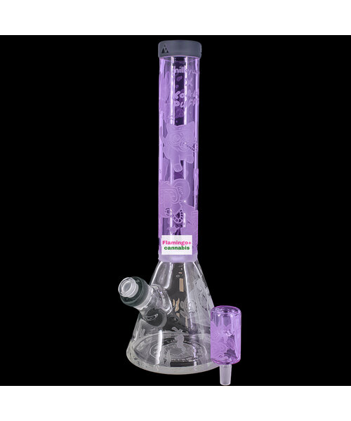 Milky Way Glass 16" Catlantis Beaker Bong Purple