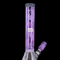 Milky Way Glass 16" Catlantis Beaker Bong Purple