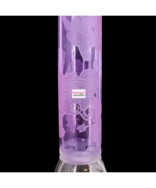 Milky Way Glass 16" Catlantis Beaker Bong Purple