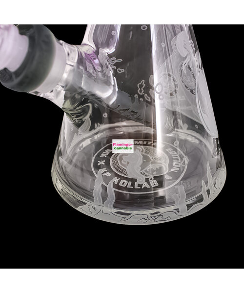 Milky Way Glass 16" Catlantis Beaker Bong Purple
