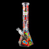 Cheech & Chong Cheech & Chong 15" Power to the Flower Dual Chamber Hex Base Beaker Bong