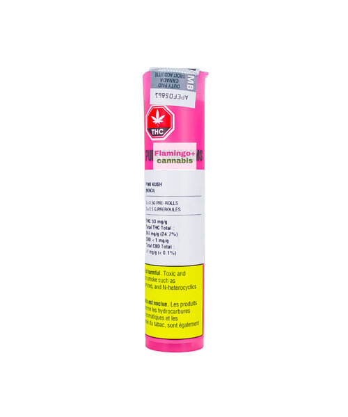 Pure SunFarms Pink Kush Indica Pre-Rolls 3X0.5G