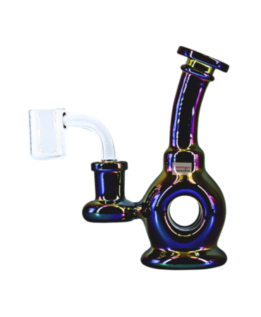 UNBRANDED Time Warp Chromatic Mini Dab Rig 4.75" Assorted