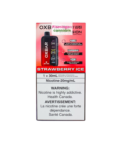 OXBAR TriFusion Rechargeable Disposable 30ml MB Strawberry Ice