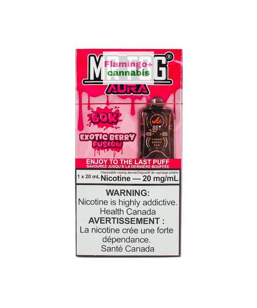 Mr Fog AURA 60k Puff Rechargeable Disposable MB Exotic Berry Fusion