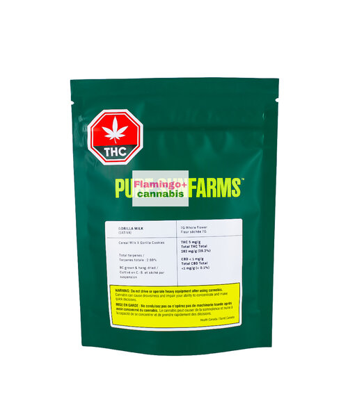 Pure Sun Farms Gorilla Milk Sativa Flower 7G