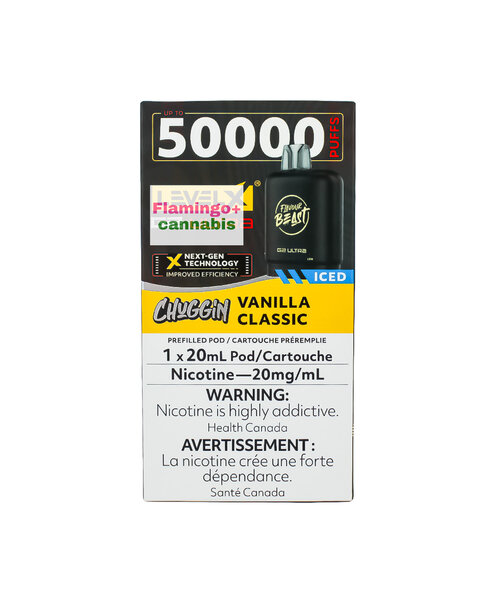 Flavour Beast Level-X G2 Ultra 50k Puff Pre-Filled Pod MB Vanilla Classic