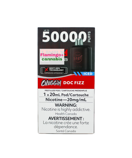 Flavour Beast Level-X G2 Ultra 50k Puff Pre-Filled Pod MB Doc Fizz