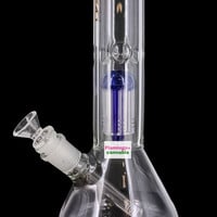 OG Original 14" Tree Perc Beaker Bong Blue