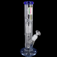 OG Original 13" 5mm Tree Perc Straight Tube Light Blue