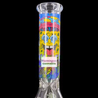 OG Original 10" 5mm Trippy Sponge Beaker Bong Goo Lagoon