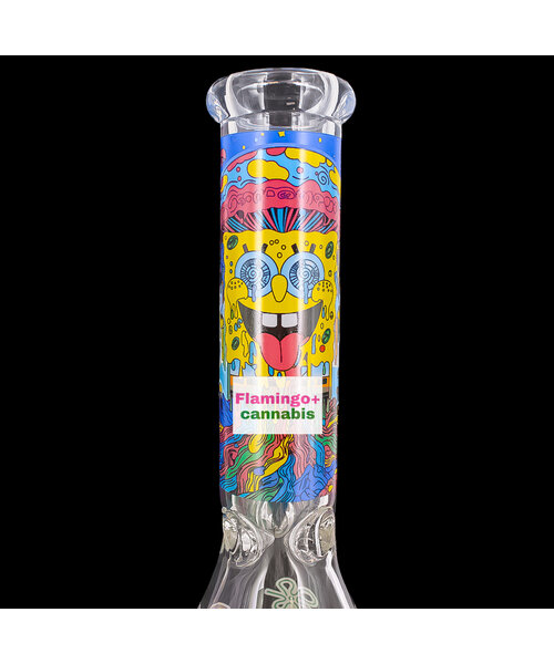 OG Original 10" 5mm Trippy Sponge Beaker Bong Goo Lagoon