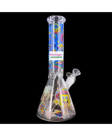 OG Original OG Original 10" 5mm Trippy Sponge Beaker Bong Goo Lagoon