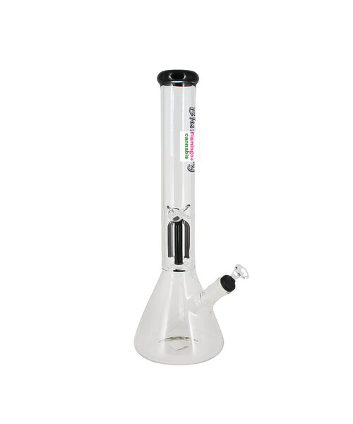 Blueberry Glass 16" 4-Arm Tree Perc Beaker Bong Black
