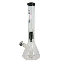Blueberry Glass 16" 4-Arm Tree Perc Beaker Bong Black