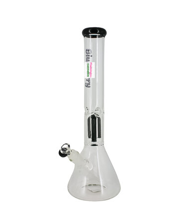 Blueberry Glass Blueberry Glass 16" 4-Arm Tree Perc Beaker Bong Black Blueberry Glass Blueberry Glass 16" 4-Arm Tree Perc Beaker Bong Black