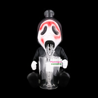 10" Ghost Killer Face Bubbler