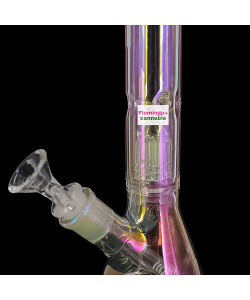12" Iridescent 5-Arm Tree Perc Beaker Bong