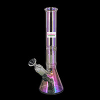 12" Iridescent 5-Arm Tree Perc Beaker Bong