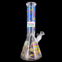 OG Original 10" 5mm Trippy Sponge Beaker Bong Goo Lagoon