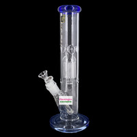 OG Original 13" 5mm Tree Perc Straight Tube Light Blue