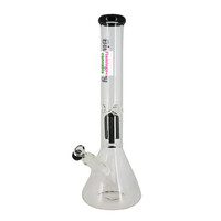 Blueberry Glass 16" 4-Arm Tree Perc Beaker Bong Black