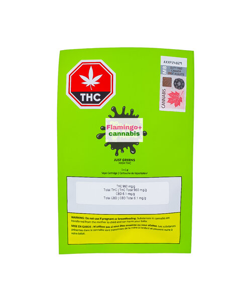 Sticky Greens Just Greens Hybrid Cartridge 1G