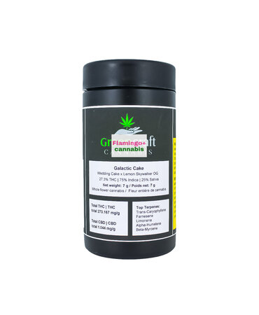 GreenCraft Cannabis GreenCraft Cannabis Galactic Cake Craft Indica Flower 7G GreenCraft Cannabis GreenCraft Cannabis Galactic Cake Craft Indica Flower 7G