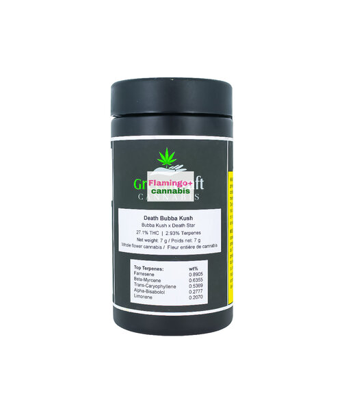 GreenCraft Cannabis Death Bubba Kush Craft Indica Flower 7G