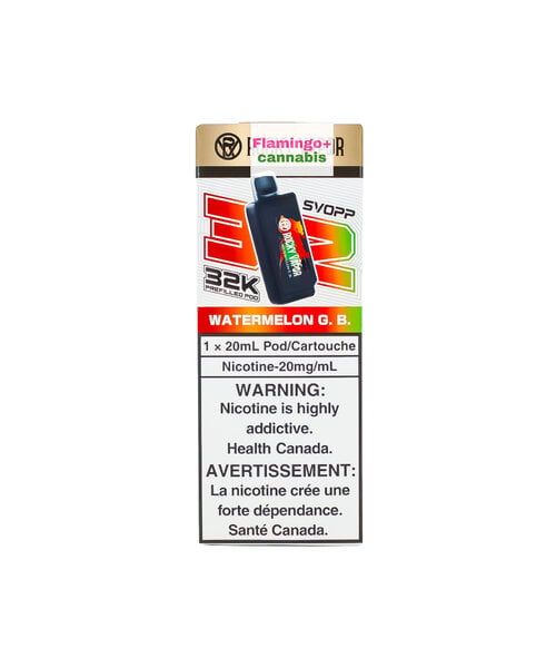 OXBAR SVOPP Pre-Filled Pod 32k Puff 20mL MB Watermelon GB