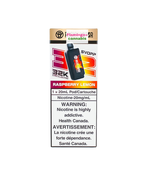 OXBAR SVOPP Pre-Filled Pod 32k Puff 20mL MB Raspberry Lemon
