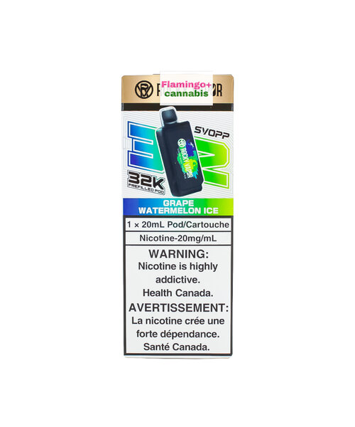 OXBAR SVOPP Pre-Filled Pod 32k Puff 20mL MB Grape Watermelon Ice