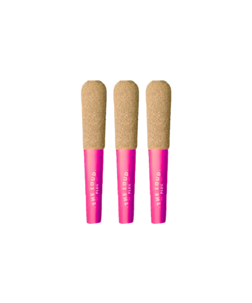 The Loud Plug Drippyz Razz Fire LIQD DMD & Kief Infused Pre-Rolls 3X0.5G
