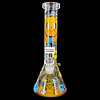 Red Eye Tek Red Eye Glass 12" Smiley Face Beaker Bong