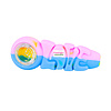 Lit Silicone Lit Silicone 4" Love Pipe Rainbow