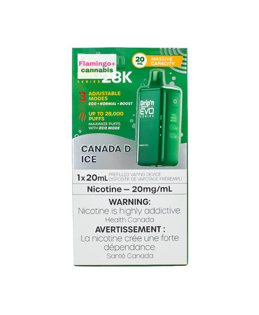 ENVI ENVI Drip'N EVO 28k Puff Rechargeable Disposable MB Canada D Ice