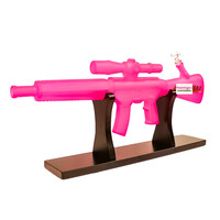 Arsenal Glass 24" Thunderstrike Frosted Glass Bong