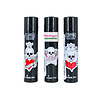 Clipper Clipper Refillable Lighter Black & White Skulls Design