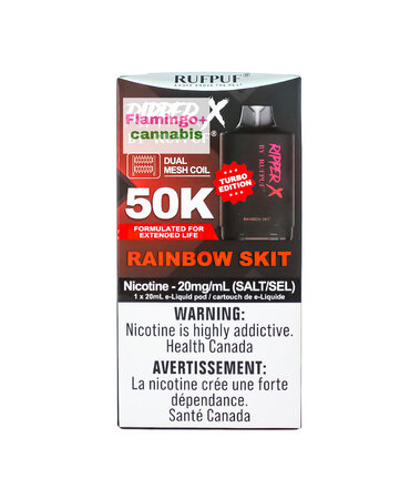 Rufpuf RufPuf Ripper-X Pre-Filled Pod 50k Puff MB Rainbow SKIT Rufpuf RufPuf Ripper-X Pre-Filled Pod 50k Puff MB Rainbow SKIT