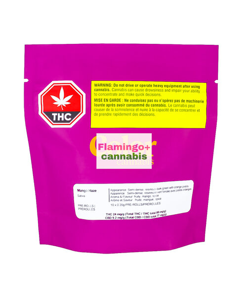 Color Cannabis Mango Haze 1:1 Hybrid Pre-Rolls 10X0.35G