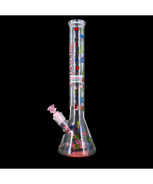 Castle Glassworks 18" Diamonds Beaker Bong